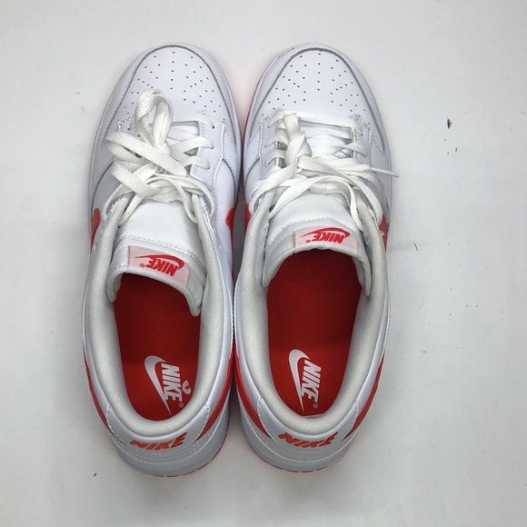 Mens Nike Dunk Low Retro White/Red DV0831-103 NWOB - Picture 5 of 5